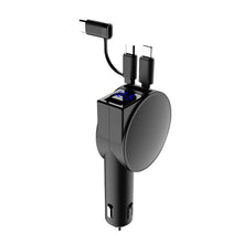 Afbeelding in Gallery-weergave laden, 3-in-1 intrekbare snellaad adapter voor in de auto
