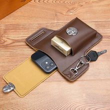 Afbeelding in Gallery-weergave laden, Telefoonholster voor herenriem Mobiele telefoonriempak kaart tas