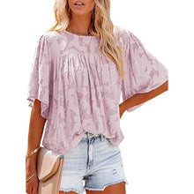 Afbeelding in Gallery-weergave laden, Flared Sleeve Cutout Chiffon Shirt