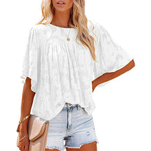 Afbeelding in Gallery-weergave laden, Flared Sleeve Cutout Chiffon Shirt