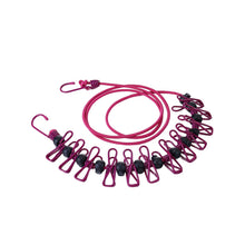 Afbeelding in Gallery-weergave laden, Portable Elastic Travel Clothes Rack