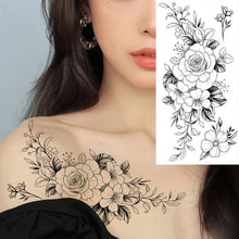 Afbeelding in Gallery-weergave laden, Schets bloem tattoo stickers