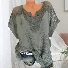 Afbeelding in Gallery-weergave laden, Geborduurd vleermuis shirt met korte mouwen