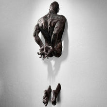 Afbeelding in Gallery-weergave laden, Kunst aan de muur sculptuur met ornament van hars