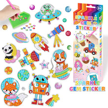 Afbeelding in Gallery-weergave laden, DIY cartoon diamanten plakkende schilderijen voor kinderen