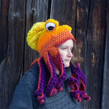 Afbeelding in Gallery-weergave laden, Gehaakte Octopus Hoed