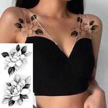Afbeelding in Gallery-weergave laden, Schets bloem tattoo stickers
