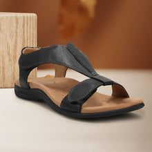 Afbeelding in Gallery-weergave laden, Sandalen met plateauzool en klittenband