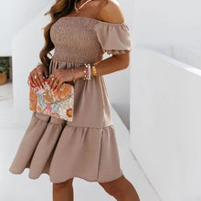 Afbeelding in Gallery-weergave laden, Backless one shoulder dress