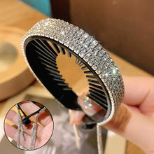 Afbeelding in Gallery-weergave laden, Elegante Hoofdtooi Met Strass Pom Pom
