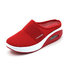 Afbeelding in Gallery-weergave laden, Platte platte sandalen met mesh voor dames