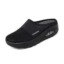 Afbeelding in Gallery-weergave laden, Platte platte sandalen met mesh voor dames