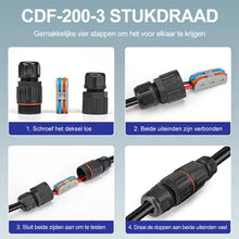 Afbeelding in Gallery-weergave laden, Waterdichte elektrische draadconnector voor buiten