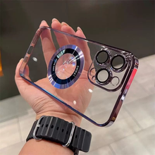Afbeelding in Gallery-weergave laden, Transparante magnetische iPhone-hoes