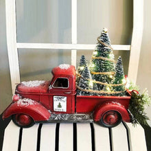 Afbeelding in Gallery-weergave laden, Kerst rode boerderij Truck decoratie