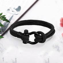 Afbeelding in Gallery-weergave laden, Producten Nautische gevlochten touw-armband