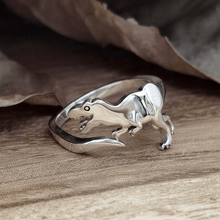 Afbeelding in Gallery-weergave laden, Verstelbare schattige dinosaurus ring