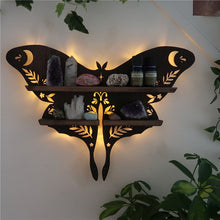 Afbeelding in Gallery-weergave laden, Luna Moth Plank met lamp