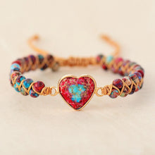 Afbeelding in Gallery-weergave laden, Hartstochtelijk hart jasper armband