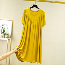 Afbeelding in Gallery-weergave laden, Super Soft Comfortable Short Sleeve Loose Pajama Dress