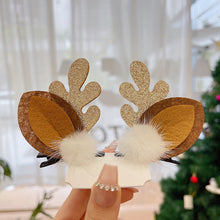 Afbeelding in Gallery-weergave laden, Rendier gewei Xmas haarclip
