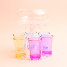 Afbeelding in Gallery-weergave laden, 6 Shotglas dispenser en houder