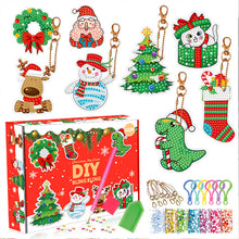 Afbeelding in Gallery-weergave laden, Kerst diamant schilderij sticker kit