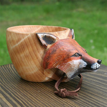 Afbeelding in Gallery-weergave laden, Animal Handmade Wooden Cup