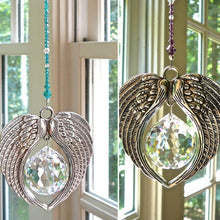 Afbeelding in Gallery-weergave laden, Herdenkingsornament met engelen vleugels