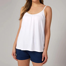 Afbeelding in Gallery-weergave laden, Losvallende tanktop met ingebouwde BH