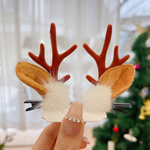Afbeelding in Gallery-weergave laden, Rendier gewei Xmas haarclip