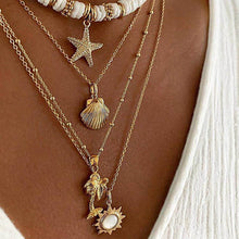 Afbeelding in Gallery-weergave laden, Meerlagige Y-vormige hanger ketting