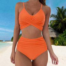 Afbeelding in Gallery-weergave laden, Bikini met kruislingse print