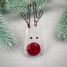 Afbeelding in Gallery-weergave laden, Kerstboomdecoratie van gefused glas