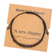 Afbeelding in Gallery-weergave laden, Morse code paar armband