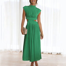 Afbeelding in Gallery-weergave laden, Cutout at the waist vacation midi dress