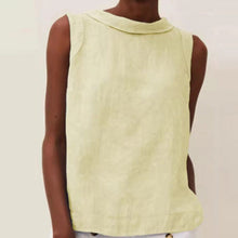 Afbeelding in Gallery-weergave laden, Casual mouwloze tanktop in effen kleur