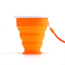 Afbeelding in Gallery-weergave laden, Saker siliconen opvouwbare camping beker met deksels
