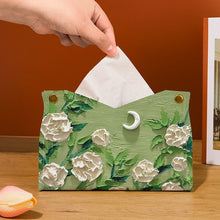 Afbeelding in Gallery-weergave laden, Weefseldoos met olieverf print