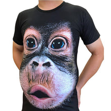 Afbeelding in Gallery-weergave laden, Grappig Gorilla 3D T-shirt