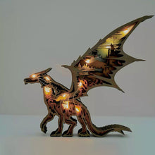 Afbeelding in Gallery-weergave laden, Wooden Carved Animal Ornaments (With Lights)