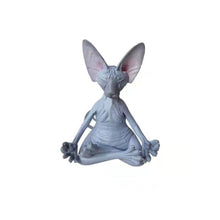 Afbeelding in Gallery-weergave laden, Sphynx Kat Yoga Standbeeld
