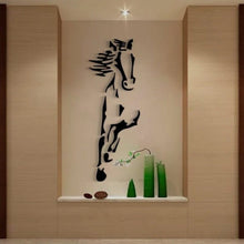 Afbeelding in Gallery-weergave laden, 3D acryl galopperend paard wanddecoratie