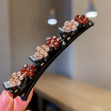 Afbeelding in Gallery-weergave laden, Strass Bloem Haarspeld