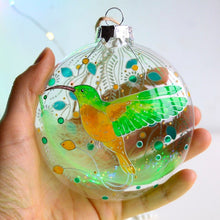 Afbeelding in Gallery-weergave laden, Vogel kerstboom platte ornamenten