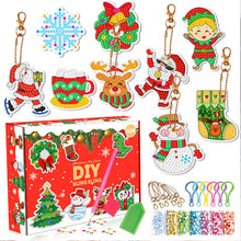 Afbeelding in Gallery-weergave laden, Kerst diamant schilderij sticker kit