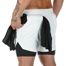 Afbeelding in Gallery-weergave laden, 2-in-1 sportbroek