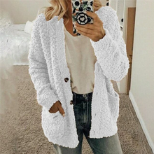 Afbeelding in Gallery-weergave laden, Dames pluche warme winter casual jas