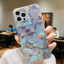 Afbeelding in Gallery-weergave laden, iPhone kleurrijk olieverfschilderij prachtige telefoonhoes