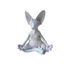 Afbeelding in Gallery-weergave laden, Sphynx Kat Yoga Standbeeld